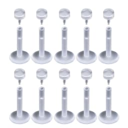 10 Pieces/Lot Clear Soft Transparent Lip Ring Tragus Earring Invisible Nose Ring Cartilage Labret Piercing Body Jewelry