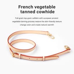 CRAZYSMITH Bag Strap For LV Speedy Shoulder Straps Genuine Leather Long Replacement Adjustable Crossbody Belts Bag Accessories