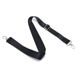 1pcs Black Adjustable Nylon Shoulder Bag Belt Replacement Laptop Crossbody Camera Strap 120x2.5cm