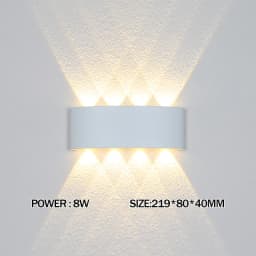 LED Wall Lamp Outdoor Waterproof IP65 Yard Wall Light 2W 4W 6W 8W 12W Garden Lights Aluminum Bedroom Living Room Stairs Lighting