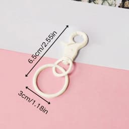 INS Handmade Nylon Rope Keychain DIY Personalized Pendant Rope Key Chain Y2K Korean Style Couple Climbing Rope Bracelet