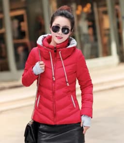 clothes Winter XXXL Jacket Women hooded Solid Color Short Female Coat Parka Outwear For Women Jaqueta Feminina Inverno