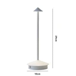 Dimmable LED Table Light 3 Color Options Rechargeable Ambient Night Lamp for Bar Counter Bedroom Bedside Home Decor Lighting