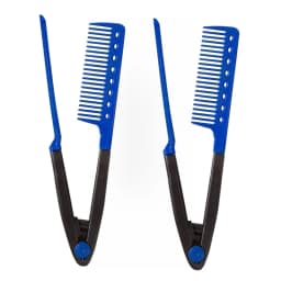 WANMEI 1/2pcs Shaped Straight Hair Comb Plastic Detangle Hair Styling Comb Folding DIY Hair Straightener Salon hair styling tool