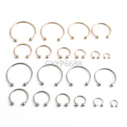 10/30/60PCS Detachable D-Buckle Metal Opening D Ring For Shoulder Bag Belt Strap Swimwear Decor Hat Horseshoe Hook Accessories