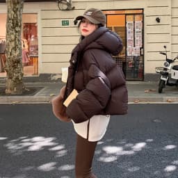 Warm Hooded High Quality Women Down Jacket Overcoat 2025 New Fashion Winter White Duck Down Thicken Short Women Down Jacket H213