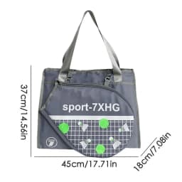 Tennis Racket Bag Lightweight Badminton Bag Large Capacity Tennis Backpack Waterproof Badminton Backpack Tennis Tote Bag For