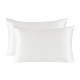 1pair Zipper Pillowcase Both Sides 100% Mulberry Nature Silk Pillow Case For Healthy Single Pillow Cover