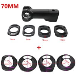 Kocevlo Bicycle Stem 28.6-31.8mm Aluminum Internal Cable Routing Stem with Spacer Road Handlebar Stem Bike Parts