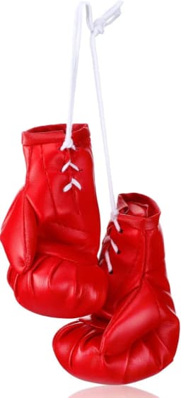 Mini Boxing Gloves Are Used for Car Mirrors Boxing Party Gifts Christmas Decorations Pendants Car Accessories and Keychains