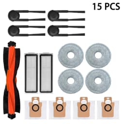 Para Xiaomi Robot Vacuum 5 OV31GL/Mijia M40S, De Robot Aspirador Accesorio, Cepillo Principal/Lateral, Filtro, Mopa, Bolsa Para
