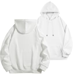 DIY Custom Logo Black Hooded Sweatshirt Pure Cotton Long-Sleeved Pullover Casual Top for Men And Women Autumn Winter Fashion
