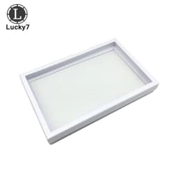 100-position Ring Tray Velvet Sponge Ring Display Box Cardboard Jewelry Storage Box Dust-proof Cover Tray