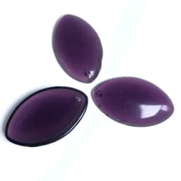 Natural Stone Purple Green Blue Black Striped Agates Beads Marquise Cabochons Stone Pendant 28x45mm For Jewelry Making