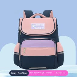 Children School Backpack, Spine Protective Waterproof Reflective Lightweight School Bag for Primary School Kids