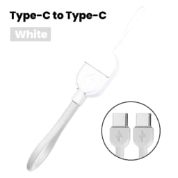 NNBILI 16CM Short Cable Keychain PD 60W C to C Cable Fast Charging For iPhone 15 16 Samsung Xiaomi Power Bank USB C Data Cord