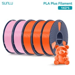 SUNLU 5KG PLAPLUS Filament 1.75MM Neatly Arranged No Knots No Bubble Eco-Friendly Non-Toxic Odorless Bright Color Good Toughness