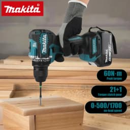 Makita DDF487 13mm Brushless Cordless 1/2" Hammer Driver-Drill 18V LXT® Lithium-Ion Compact High Torque Electric Screwdriver