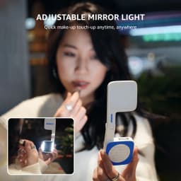 amaran Go Ultra-Compact Built-in Mirrored Mini LED Phone Light Magnetic Mount Versatile Flip Design for Vlog Selfies by Aputure