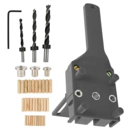 Tootise Woodworking Pocket Hole Jig Drill Guide Dowel Drilling Doweling Hole Saw Locator Drill for Carpenteror Wood 2023