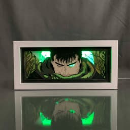 Anime Light Box Berserk Guts For Room Decor Led Night Light Manga Paper Carving Table Desk Lamp Gaming Lighting Gifts For Child