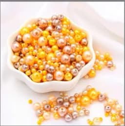 150Pcs Mix Size 3-8mm Beads With Hole Colorful Pearls Round Acrylic Imitation Pearl for DIY Jewelry Making Necklace Bracelet