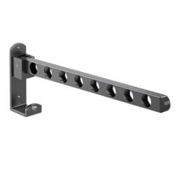 Wall Mounted Wall-Mounted Clothes Hanger New Closet Durable Couple Stainless Steel Folding Retractable Hook Home