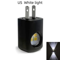AITHEA LED Plug-in Night Light Dusk to Dawn Sensor Light Sensing Wall Lamp for Bedroom Bathroom Hallway AC110-230V EU US Plug