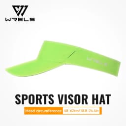 WRELS 1/2/3pcs Summer Sun Protection Empty Top Hat Breathable Sweat Absorbing Sun Visor Caps Outdoor Sport Running Tennis Caps