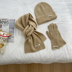Women's Knitted Hat Scarf Glove Set Solid Warm Autumn Winter 2026 Fashion Green Blue Red Lovely 3 Pcs Hat & Glove Sets Women