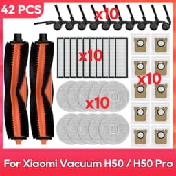Compatible with ( Xiaomi Robot Vacuum H50 / H50 Pro ) Main Side Brush Filter Mop Dust Bag Parts Accessories Replacement