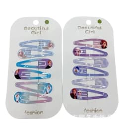 Random 5/10pcs Hair Clip Cute Digital Printed minimalist Hair Decoration party supplies Birthday Gifts