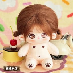 Cute 20cm Idol Doll With Clothes Kawaii Plush Cotton Dolls Stuffed Toy DIY Birthday Gift