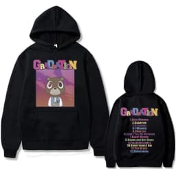 Kanye West Graduation Bear Double Sided Printed Hoodie Men Women Fashion Hip Hop Cool Sweatshirts Unisex Fleece Cotton Hoodies