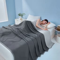 New Wave Pattern Cool Summer Blanket Natural Coolness Qulited Duvet Cooling Sensation Comforter Well-vetilated Queen King Quilt