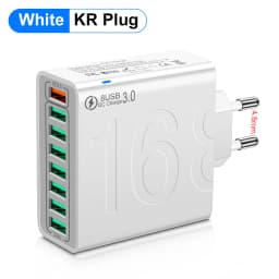 150W Multi Ports USB Charger Fast Charging EU/US Plug Phone Charger Adapter For iPhone Samsung Xiaomi Quick Charge Wall Charger