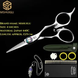 Professional Barber Scissors VG10 Steel 6.2 Inch 3D Carved Handle High-End Salon Hairdressing Sharp And Durable Cutting Tools