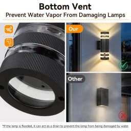Outdoor Wall Light E27 LED Bulb Wall Light IP65 Waterproof Decor for Stairs Facade Lights Fixture Home Decor Lamp Wall Lighting