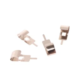50pcs/set 2*0.7cm Spring Steel 18650 Battery Clip 18650 Battery Holder Battery Contact Battery Insert Accessories
