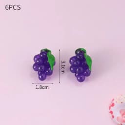 10pcs Resin Imitation Strawberry Shape Charms For DIY Key Chain Necklace Pendants Ornament Jewelry Making Accessories