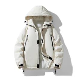 Winter Men's Warm Parkas Jacket Coat Solid Hooded Casual Waterproof Outwear Male Loose Thick Hooded Parkas Couple Clothing Coats