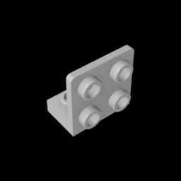 MOC PARTS GDS-642 ANGULAR PLATE 1.5 BOT. 1X2 2/2 compatible with lego 99207 children's toys Assembles Building Blocks Technical