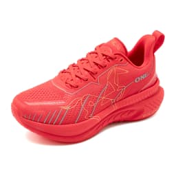ONEMIX Running Shoes Reflective Red Bumper Elite Height Increasing Sport Shoes for Outdoor Breathable Mesh Walking Sneakrs Men
