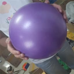 Frosted Small Mini Yoga Ball 25cm Straw Pilates Inflatable Gymnastics Fitness Children's Toy Balloon