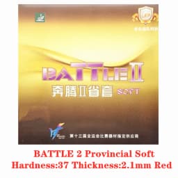 729 Friendship BATTLE 2 Provincial Soft pips-in Original 729 Table Tennis Rubber Ping Pong Sponge