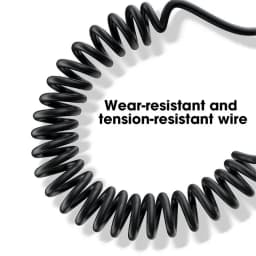 Spiral Stretchable USB C Data Cable 5A Fast Charging Cord for Xiaomi Samsung Huawei Type C Scalable Spring Coiled Charge Wire