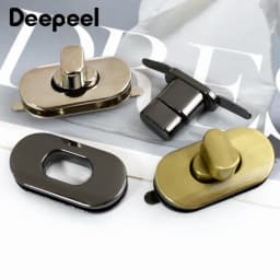 2/3/5Pcs Deepeel 35*18mm Metal Turn Lock Buckle for Purse Handbag Replace Twist Locks Wallet Closures Clasps Bag Accessories