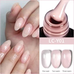 LILYCUTE 7ml Base Nowipe Top Coat Soak Off UV LED Gel Nail Polish Reinforcement Gel Semi Permanent Multifunction Gel Varnishes