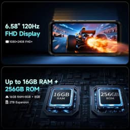Ulefone Armor 22 pro Rugged Smartphone 6.58'' Android 16 Helio G200 8GB+128GB/256GB 64MP 6600mAh 33W 4G NFC Rugged Phone