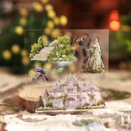 Mr Paper 100pcs/bag World Creation Series Stickers Gift Box Vintage European and American Style Stickers DIY Handbook Scrapbook